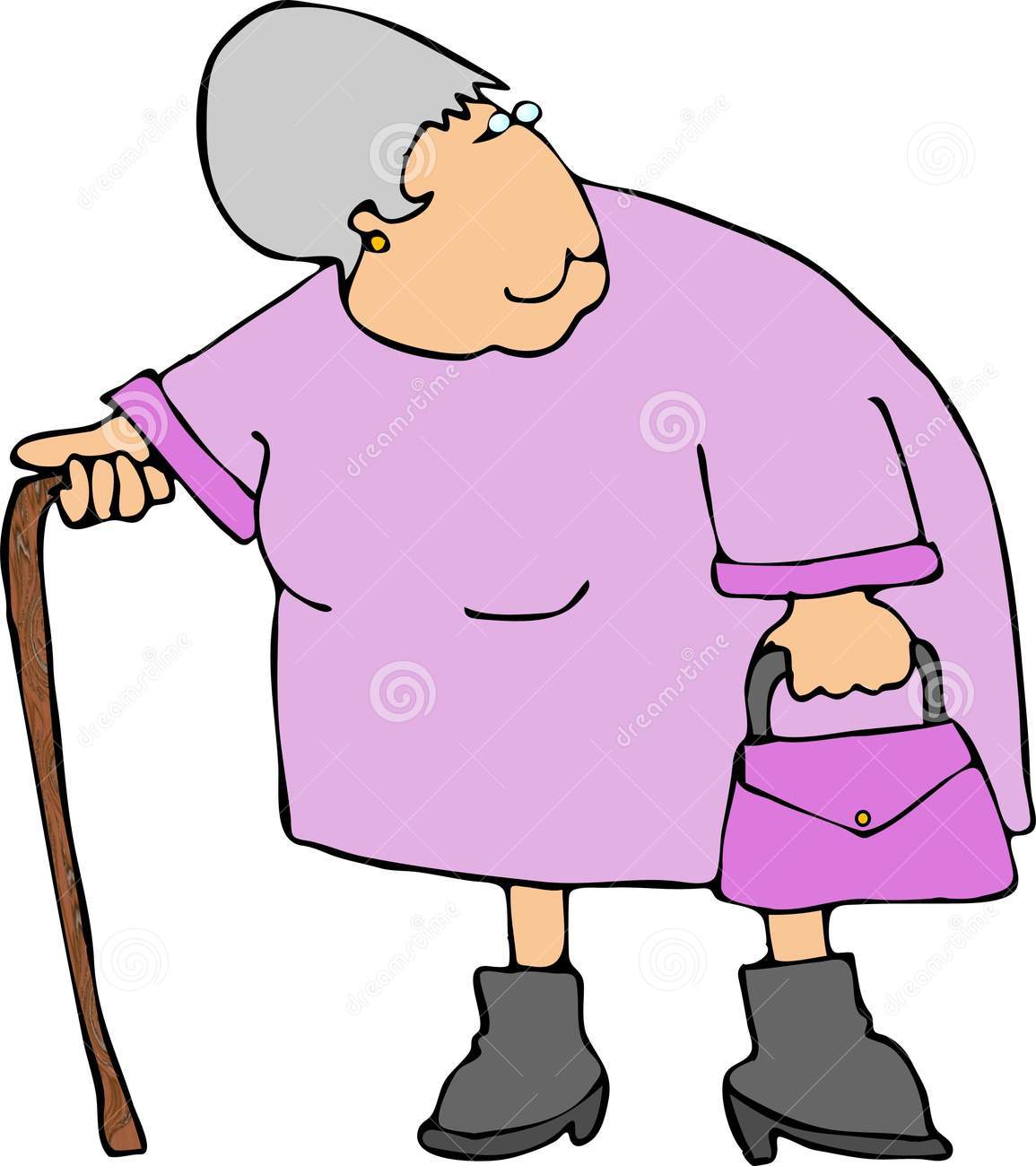 free clip art cartoon old lady - photo #23